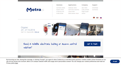 Desktop Screenshot of metra.si