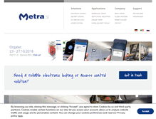 Tablet Screenshot of metra.si