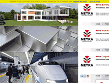 Tablet Screenshot of metra.eu