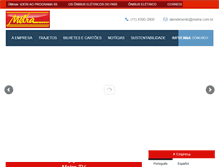 Tablet Screenshot of metra.com.br